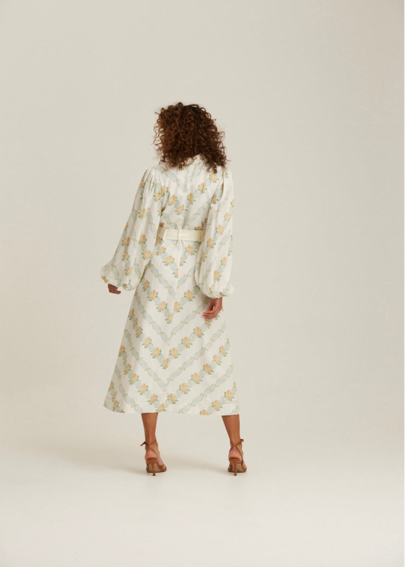 Sorelle-Vera Long Sleeve Midi Dress | FINDERS KEEPERS