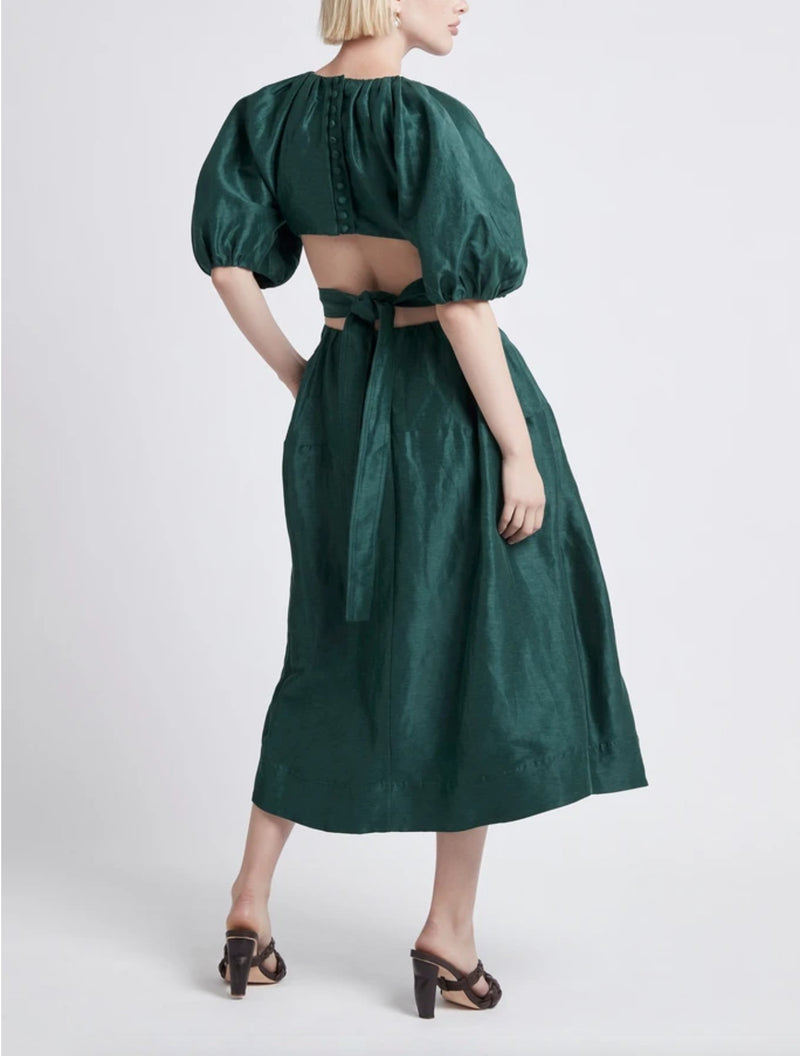 Mimosa Cutout Midi Dress  | AJE Aje