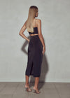 Carine Top and Skirt Set - Black | KIANNA Kianna
