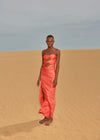 Vera Maxi Dress Coral | BAOBAB