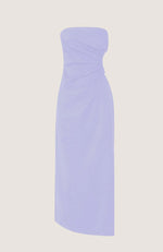 Selena Strapless Dress Violet | BY JOHNNY