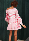 Cutout Mini Dress - Pink Hearts | MACKENZIE MODE Mackenzie Mode