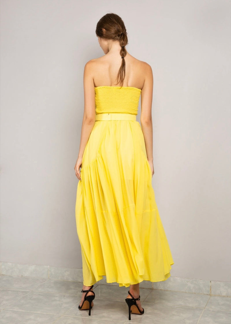 Halter Dress Yellow | SWF SWF