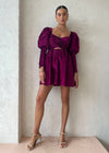 Rosario Puff Sleeve Mini Dress | ALEMAIS