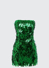 Stefani Sequin Strapless Mini Dress | LEO & LIN